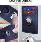 Airtag Wallet for Men- with Money Clip Gift Boxed, Magnetic Closure Slim - Image 3