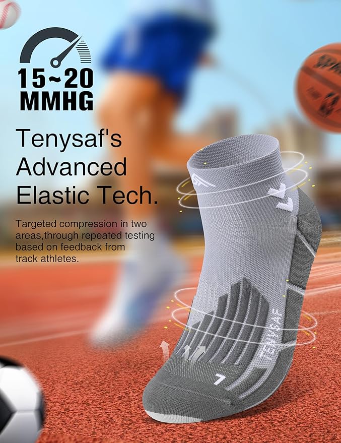 Compression Sport Running Socks: Athletic Socks - Image 3