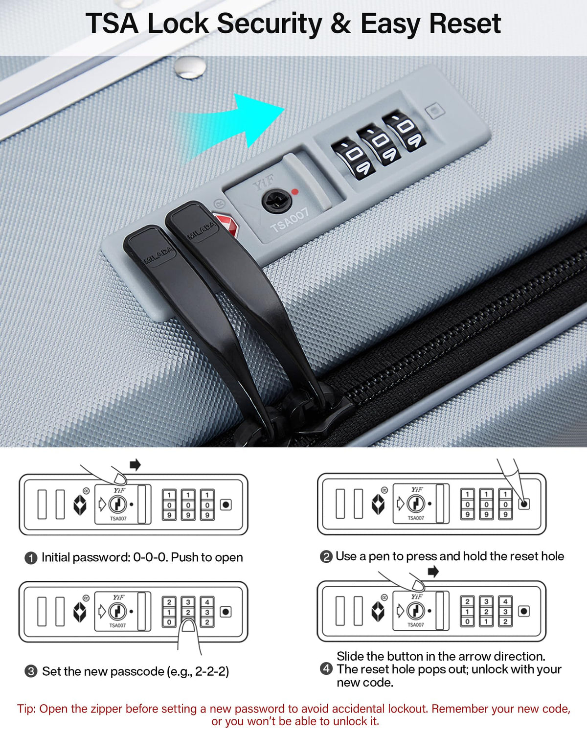 Wide Handle Luggage with Front Pocket Hardshell Aluminium Check In Suitcase with Wheels Medium 24 Inch Front Opening Checked Luggage with Spinner Wheels TSA Lock Airline Approved Luggage (Checked Medium 24 Inch / Grey)