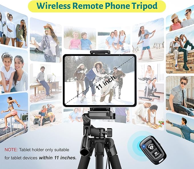 JOILCAN Phone Tripod, Professional Aluminum Travel Tripods - Image 4