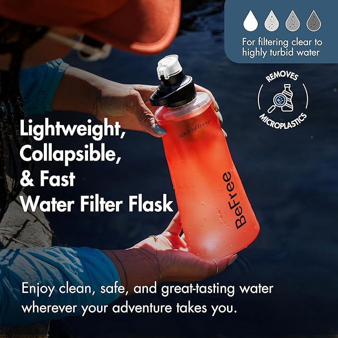 Katadyn BeFree 1.0L Ultralight Collapsible Water Filter Bottle - Image 3