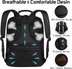 18.4 Laptop Backpack for Men, 55L-60L Extra Large Gaming Laptops Backpack - Image 3