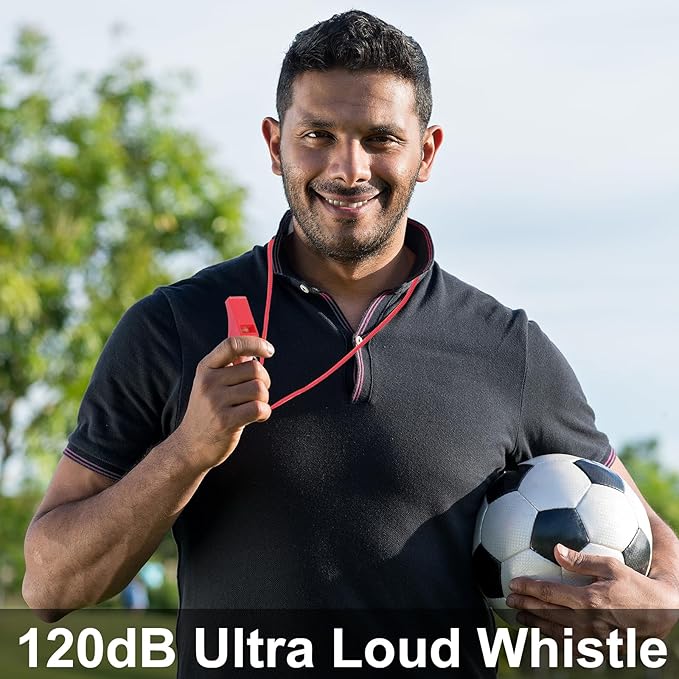 8-Pack Colorful Plastic Whistles - Image 5
