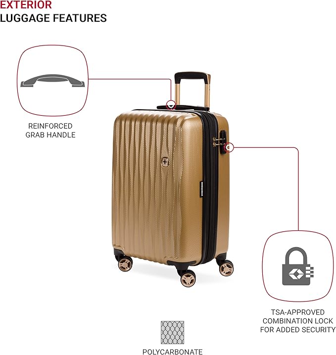SwissGear 7272 Energie Expandable Hardside Luggage - Image 3