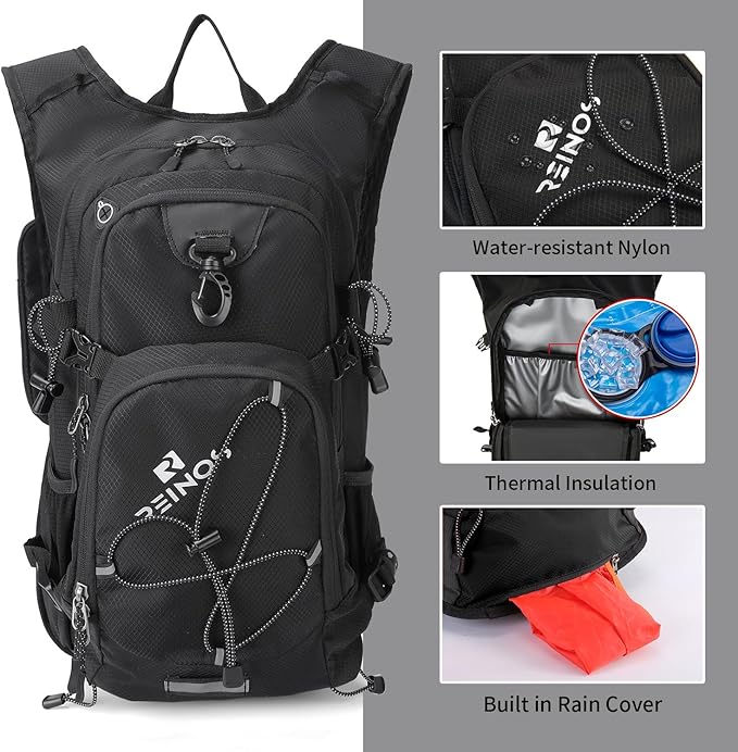 Hydration Backpack Pack with 2L Water Bladder 18L Hiking Backpack Women Men - Image 3