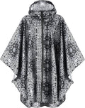 ANYOO Waterproof Rain Poncho Lightweight Reusable Hiking Hooded Coat Jacket by Anyoo