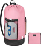 BALEINE 120L Laundry Bag Backpack, 900D Oxford Fabric Large Travel Laundry Bags by BALEINE