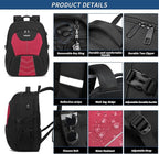 PUSLOM Extra Large Travel Laptop Backpack - Image 4