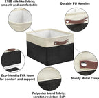 SIMPLE HOUSEWARE Large Fabric Storage Bin, 3 Pack - Image 4