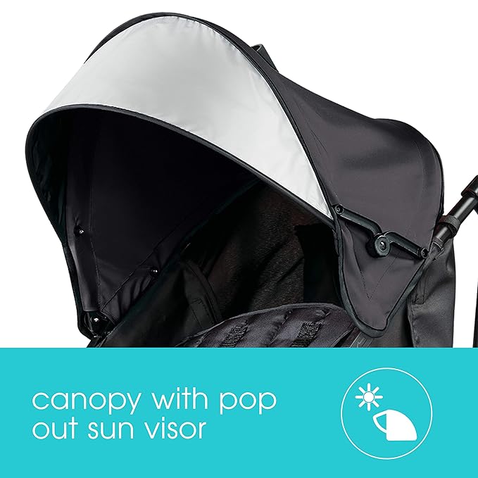Summer Infant Ingenuity 3Dlite Convenience Stroller, Jet Black–Lightweight - Image 3