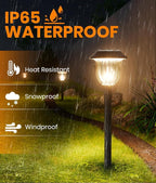AOSEA LED Solar Lights for Outside, Bright 6 Pack Solar Lights Outdoor IP65 - Image 6