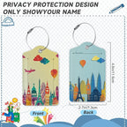 Travel Luggage Tags, 2 Pack Travel Cruise Tags - Image 2