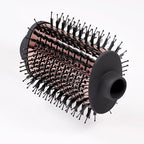 L'ANGE HAIR Multi-Volume Dryer Brush Attachment | Titanium Blow Dryer Brush Barrel for Volumizing & Styling | Tool Sold Separately | Attachment - Black - Oval 75mm