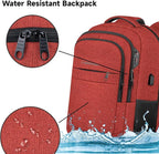 Lapsouno Large Backpack, Travel Laptop Backpack, Carry on Backpack, Sturdy 17 - Image 5