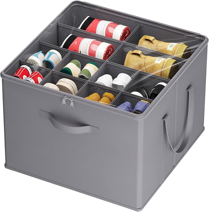 Lifewit Shoe Storage Organizer for Closet, Fits 12-16 Pairs, Large Shoe Box by Lifewit