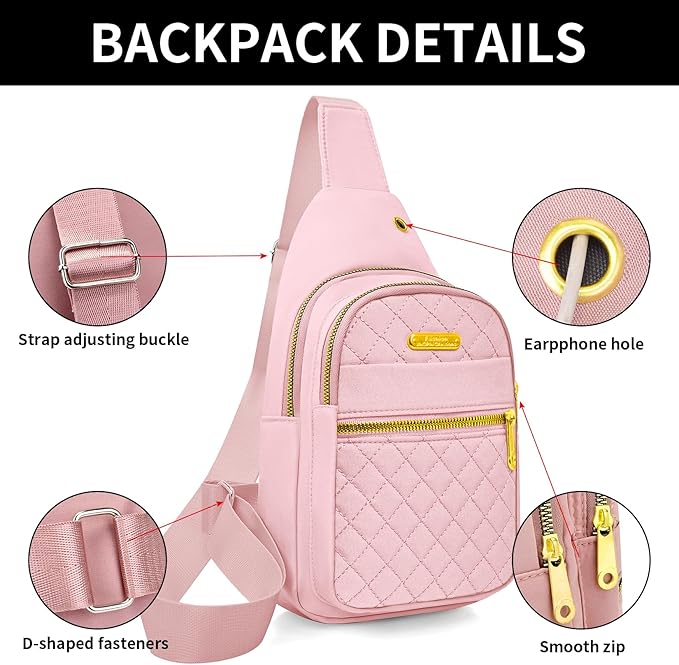 Small Sling Bag For Women Men Casual Crossbody Sling Backpack - Image 5