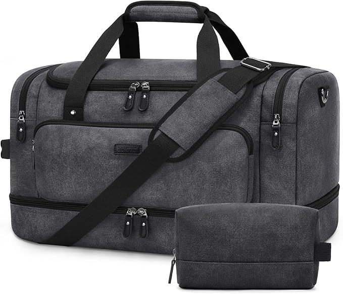 ZOMFELT Duffle Bag for travel, 40L Canvas Travel Duffel Bags for Men Women by ZOMFELT