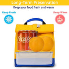 SUNNY BIRD Insulated Lunch Bag Rolltop Lunch Box Tote Lunchbox Bag - Image 2