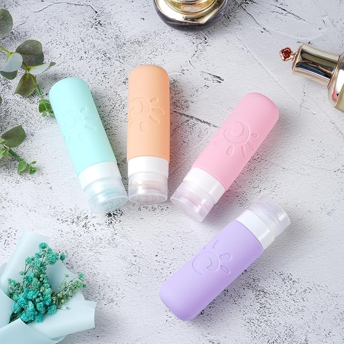 Travel Bottles for Toiletries, TSA Approved Travel Containers 3oz Leak Proof - Image 4