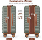 SHOWKOO Luggage Sets 3 Piece Hardside Expandable Suitcase - Image 6