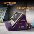 Brookstone, Memory Foam Lap Desk Tablet Holder, Holds Phones, E-Book Readers - Image 5
