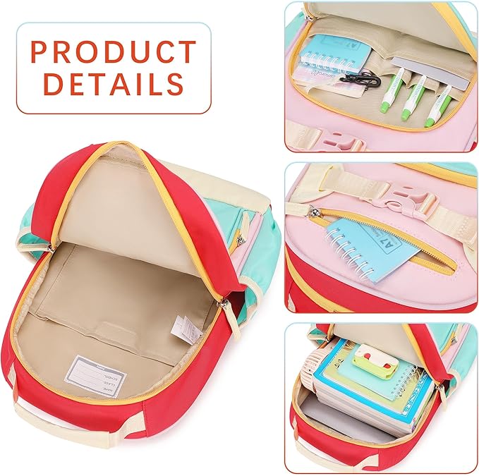Lightweight Cute Kids Backpack for School Kindergarten Elementary Backpacks for - Image 5