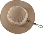 Home Prefer UPF 50+ Men's Sun Hat Wide Brim Bucket Hat UV Protection Hat - Image 4