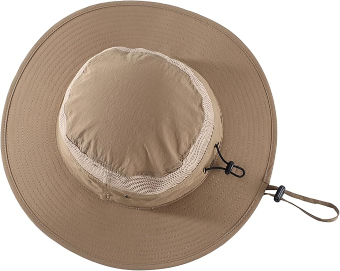 Home Prefer UPF 50+ Men's Sun Hat Wide Brim Bucket Hat UV Protection Hat - Image 4