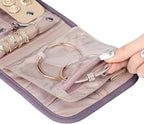 BELALIFE Travel Jewelry Case Organizer, Small Foldable Storage Roll - Image 5