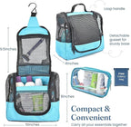The Fine Living Co. Portable Hanging Shower Caddy Organizer Bag Quick Dry Mesh - Image 2