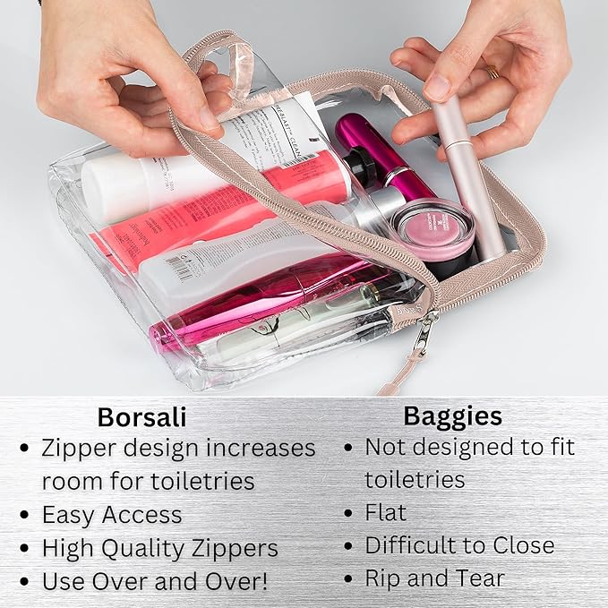 BORSALI TSA-Approved Quart-Sized Bag - Image 4