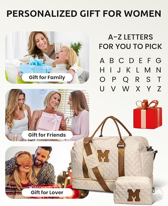 Gifts for Daughter-Initial Duffle Bag - Image 7