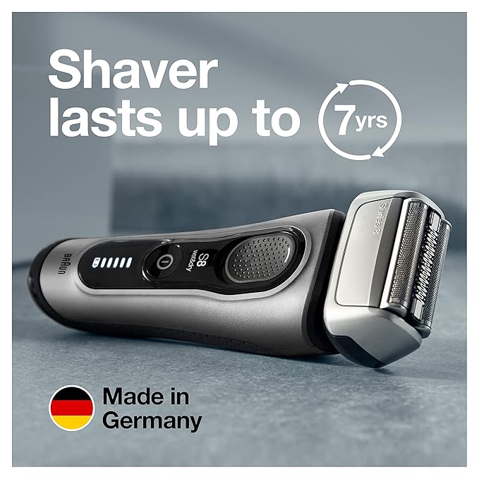 Braun Electric Razor for Men, Series 8 8467cc Electric Foil Shaver - Image 9