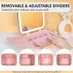 Lighted Makeup Case with Mirror - Image 6