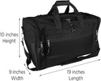 DALIX 17" Blank Duffle Bag Duffel Bag Travel Size Sports Durable Gym Bag - Image 5
