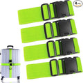 4Pcs Luggage Straps for Suitcase Travel Accessories TSA Approved, 80In Long by Ajmyonsp