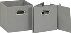 Household Essentials 84-1 Foldable Fabric Storage Bins Set of 6 Cubby Cubes - Image 5