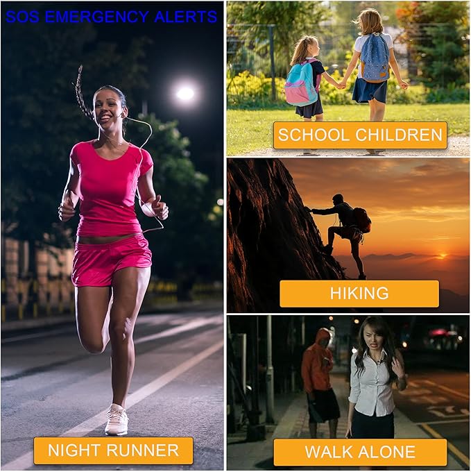 130dB Personal Safety Alarm Strobe Light. Loud Sound SOS Emergency Alerts - Image 8