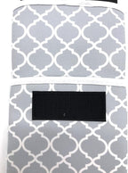 Wanty Hair Straighteners Case with Fastener - Neoprene Curling Iron Holder Flat Iron Curling Wand Travel Cover Case Bag PouchShield Curling Iron Cover - Flat Iron Travel Pouch (Gray)