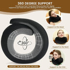 Neck Pillow, Travel Pillow uses Memory Foam to Support Neck Comfort, Ideal - Image 2