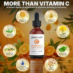 GlowMedik Vitamin C Serum for Face - Illuminating Brightening Serum for Dark Spots - Dark Spot Corrector with Hyaluronic Acid & Vitamin E - Fine Lines & Wrinkles, Sensitive Skin, Made in USA 2 fl oz