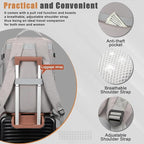 40L Travel Backpack with USB Charging Port, Water-Resistant Carry On Backpack - Image 4