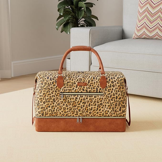 Weekender Bag for Women, Travel Duffel Bag Carry On Overnight Bag - Image 2