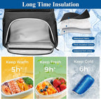 MATEIN Work Backpack with Lunch Compartment, Waterproof PU-coated Meal Prep - Image 2