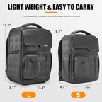 Cwatcun Camera Backpack Waterproof Camera Bag - Image 9