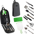 Life2Go 12 Piece Camp Cooking Utensil Set & Outdoor Kitchen Gear Cookware Kit by Life+2+Go