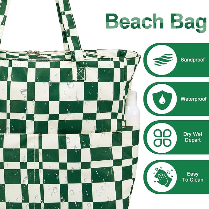 Waterproof Beach Tote Pool Bags - Image 3