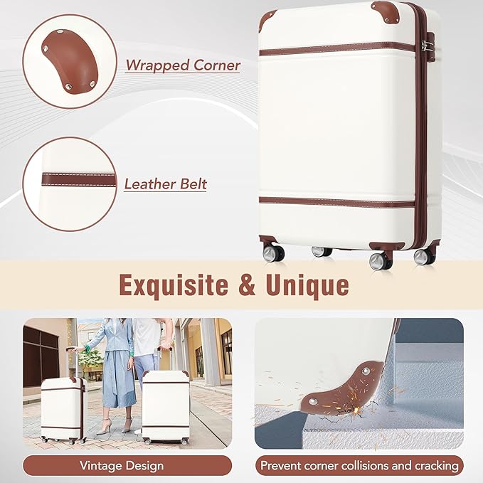 Merax Luggage Set 2 Piece Suitcase Set - Image 6