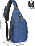 G4Free Sling Bag RFID Blocking Sling Backpack Crossbody Chest Bag Daypack - Image 3