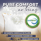 Royal Therapy Pillows Queen Size Set of 2, Shredded Memory Foam Pillows Queen - Image 2